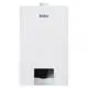 Vaillant Heizgerät in weißer Ausführung mit digitalem Display unten, geeignet für Heiz- und Warmwasserversorgung, kompaktes Design.